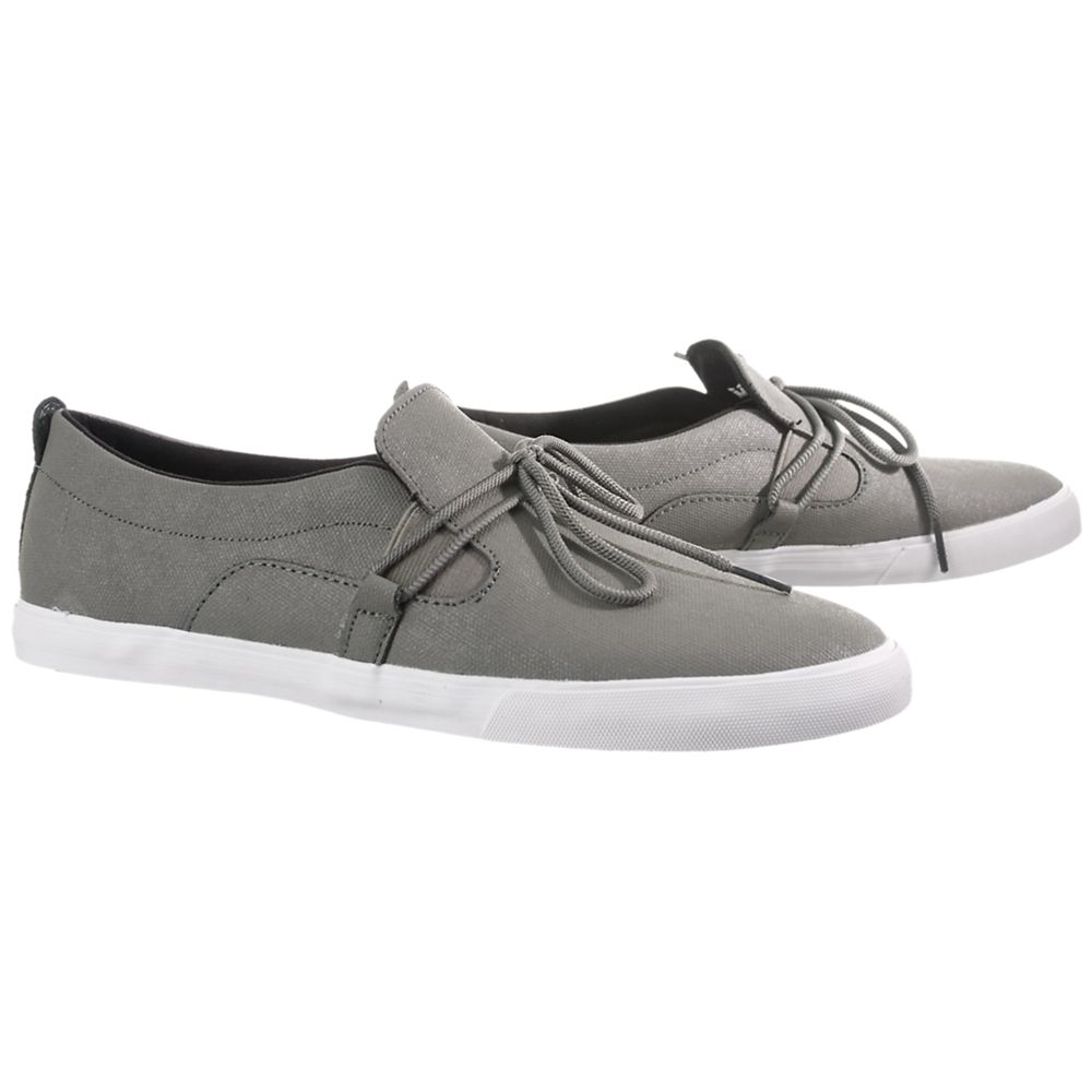 Baskets Supra Belay Grise Grey/Waxed Canvas Homme | GJL-48664967